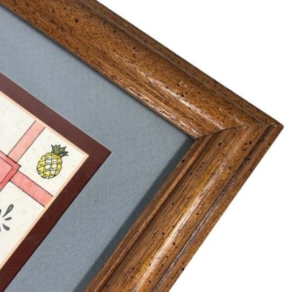 Home Interiors Charles Humphrey Signed Framed Print Psalm 127:1 Scripture Verse - Picture 8 of 10